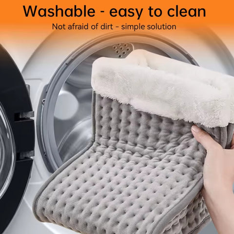 Electric Heated Foot Warmer Pad | Soft Plush Heating Pad with 9-Level Temperature Control