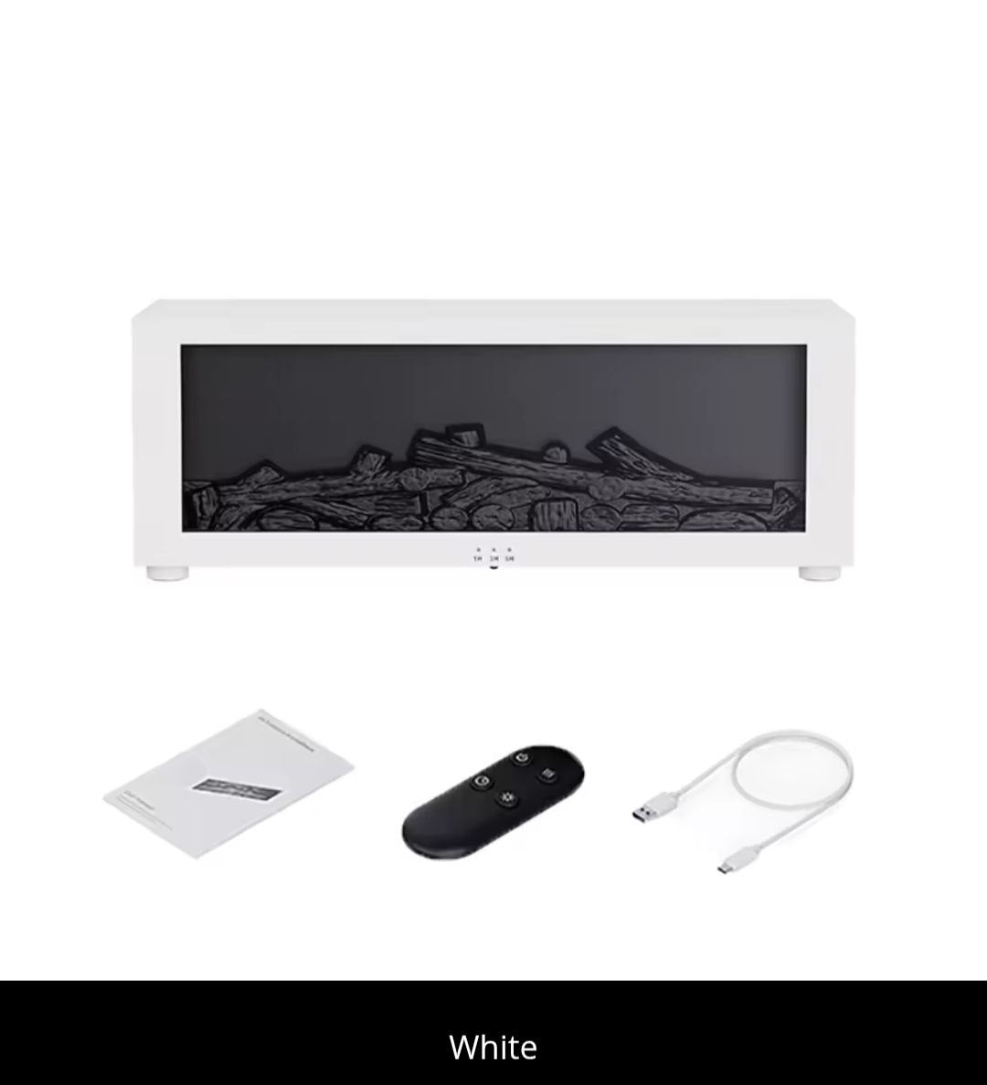 Flame Effect Aroma Humidifier with Essential Oils | Automatic Fragrance Diffuser with LED Lighting & Remote Control